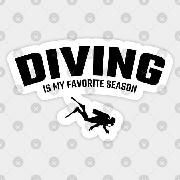 diving Sticker by Circle Project